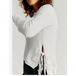 FP ONE side tie pullover crewneck